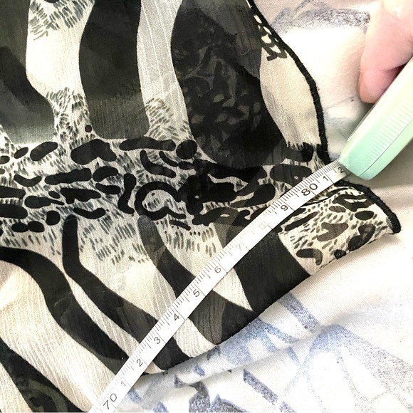 Scarlett Dress Black bodice with Animal Print Zebra and braided straps Sz 12 - Picture 3 of 6